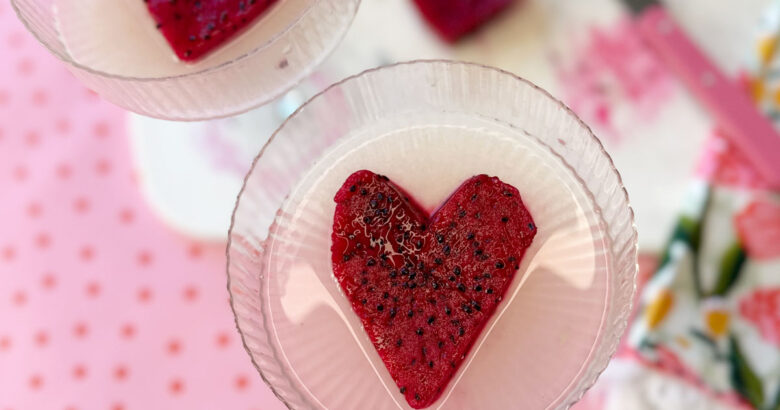 Dragon fruit French 75 recipe.