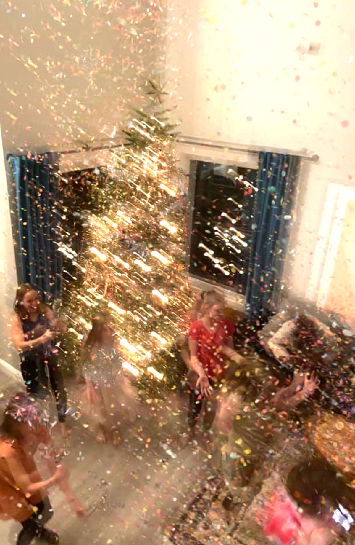 Fun NYE party confetti cannons.