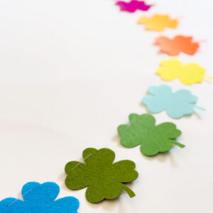 Saint Patricks Day party garland.