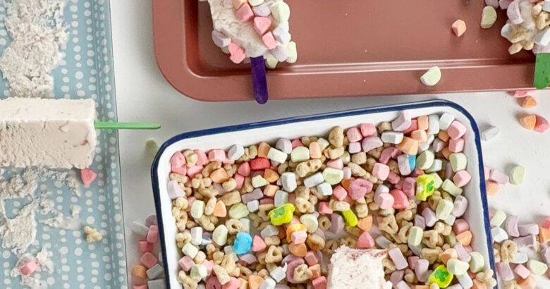 Lucky Charms Ice Cream Cereal Bars