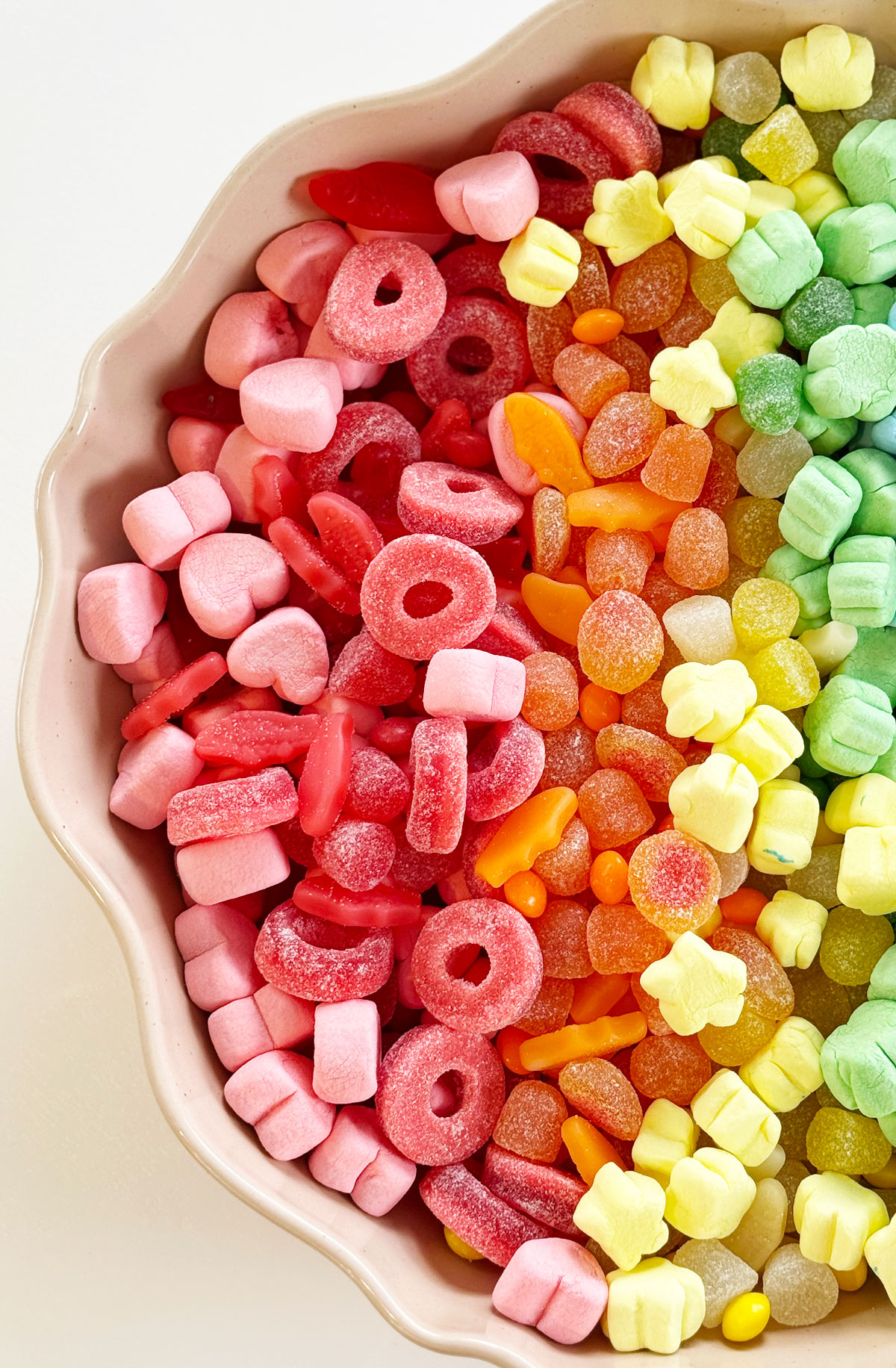 Trauma candy salad party treat idea.