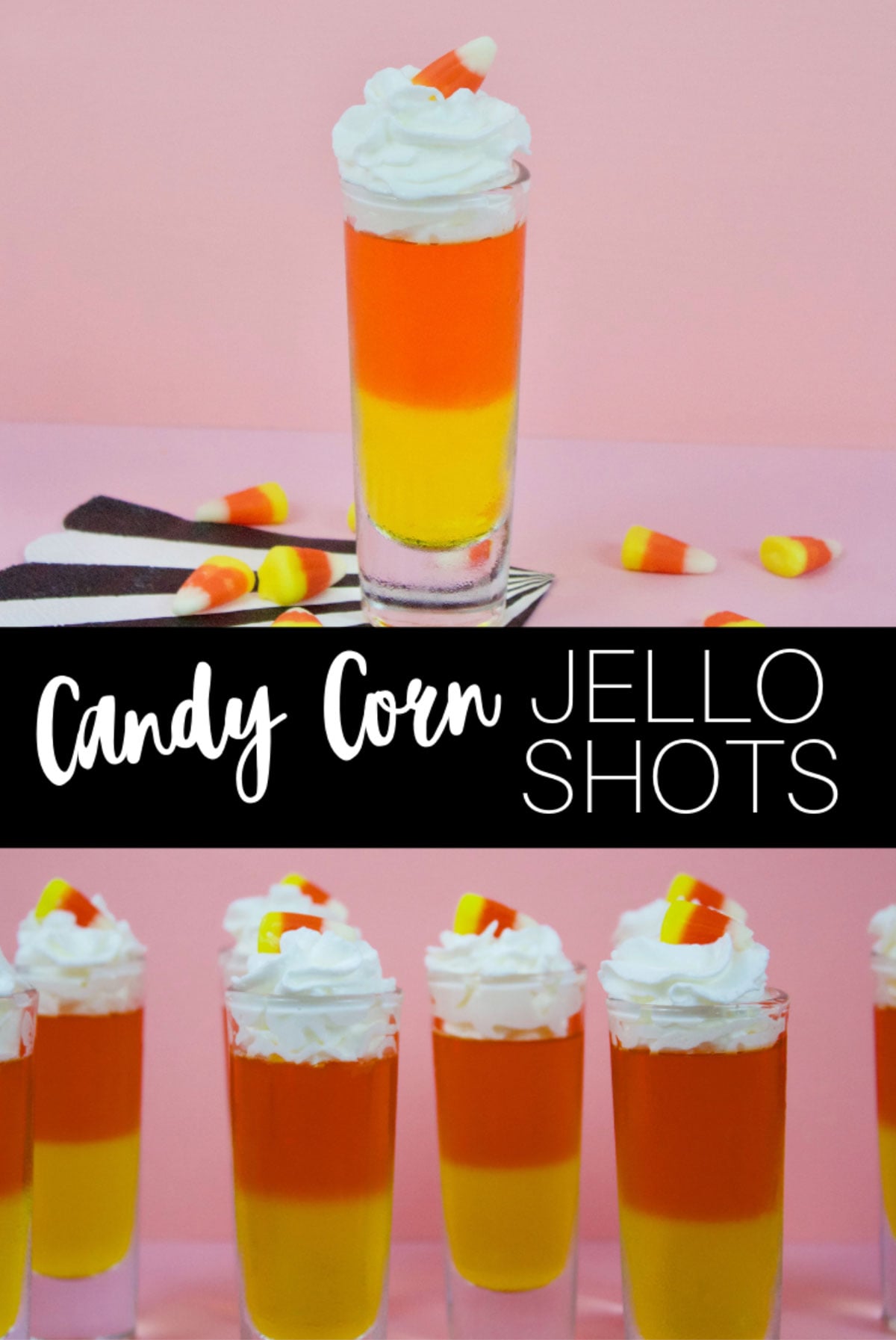 Candy Corn Jello Shots