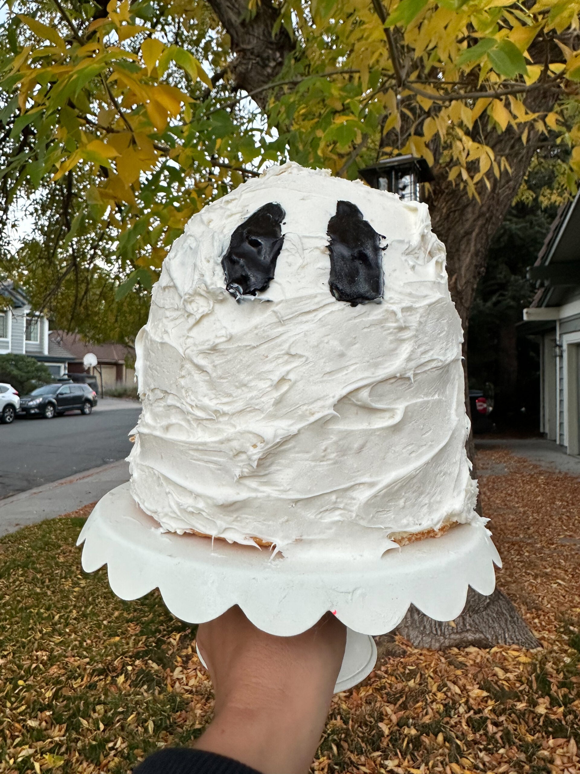 Ghost Cake-Bake Free