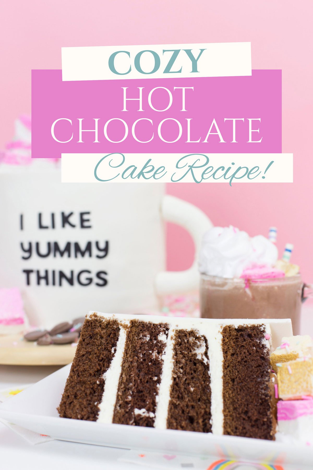 Hot chocolate cake recipe.