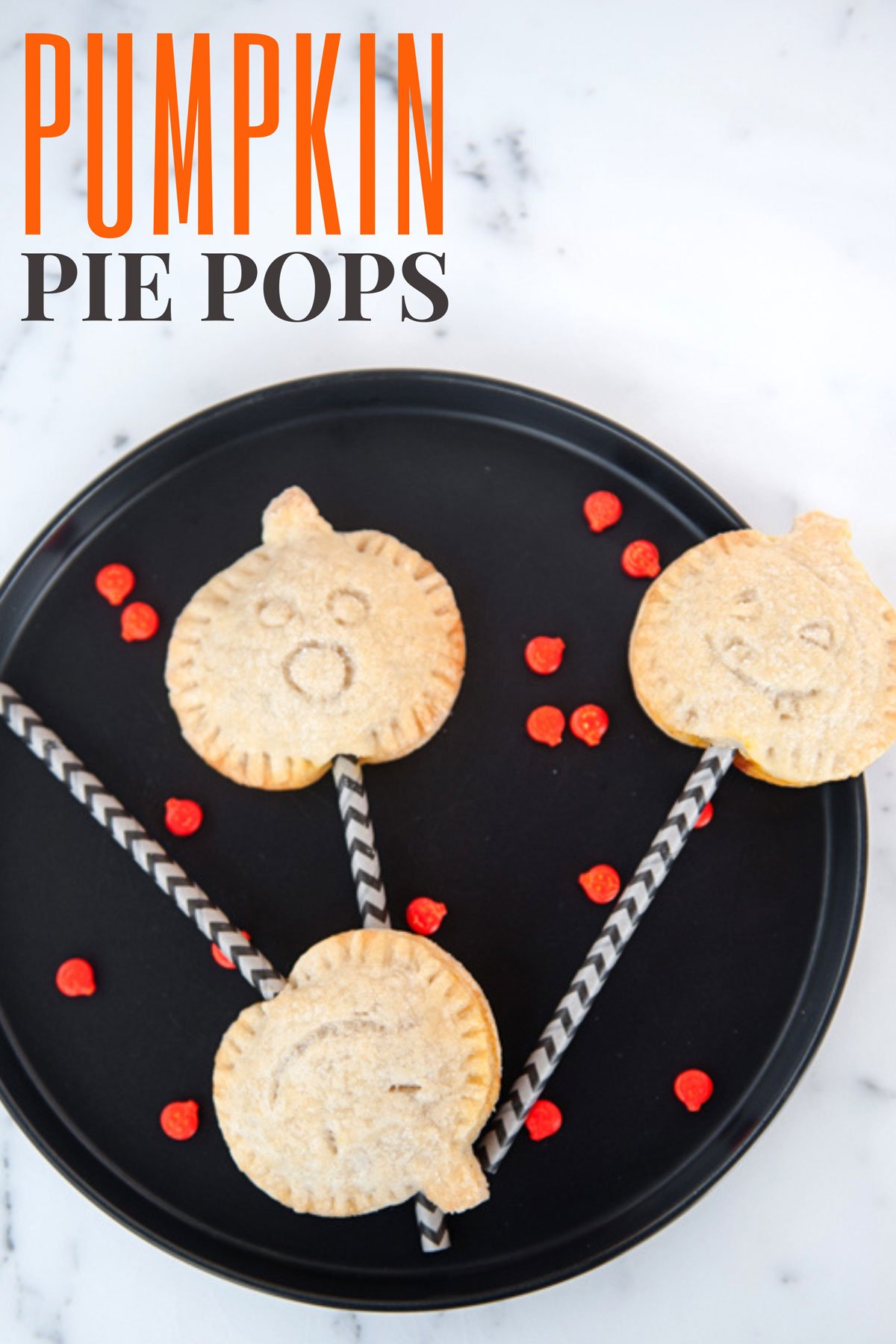 Pumpkin pie pops.