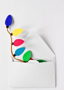 DIY printable free Christmas invitations.