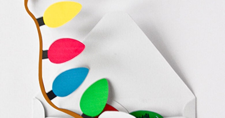 DIY printable free Christmas invitations.