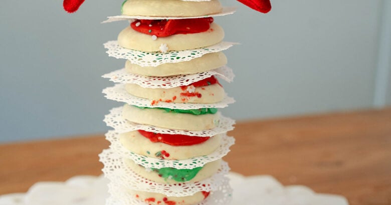 Cookie stack tree tower
