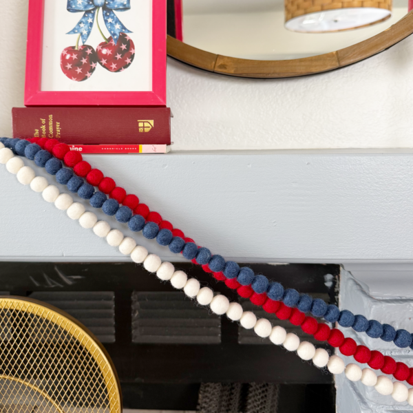Red White and Blue Garland Mini - Image 3