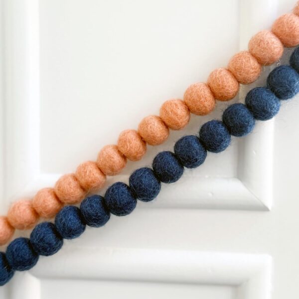 Dusty Pink Pom Pom Garland Mini - Image 6