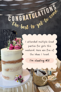 high school graduation party ideas for girls.