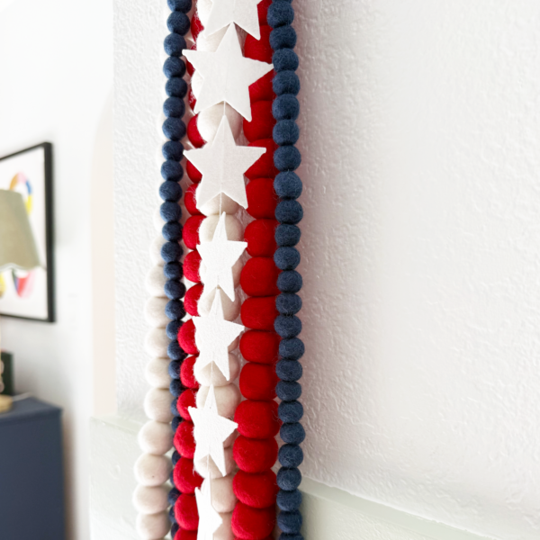 Patriotic Felt Ball Garland Combo - Image 3