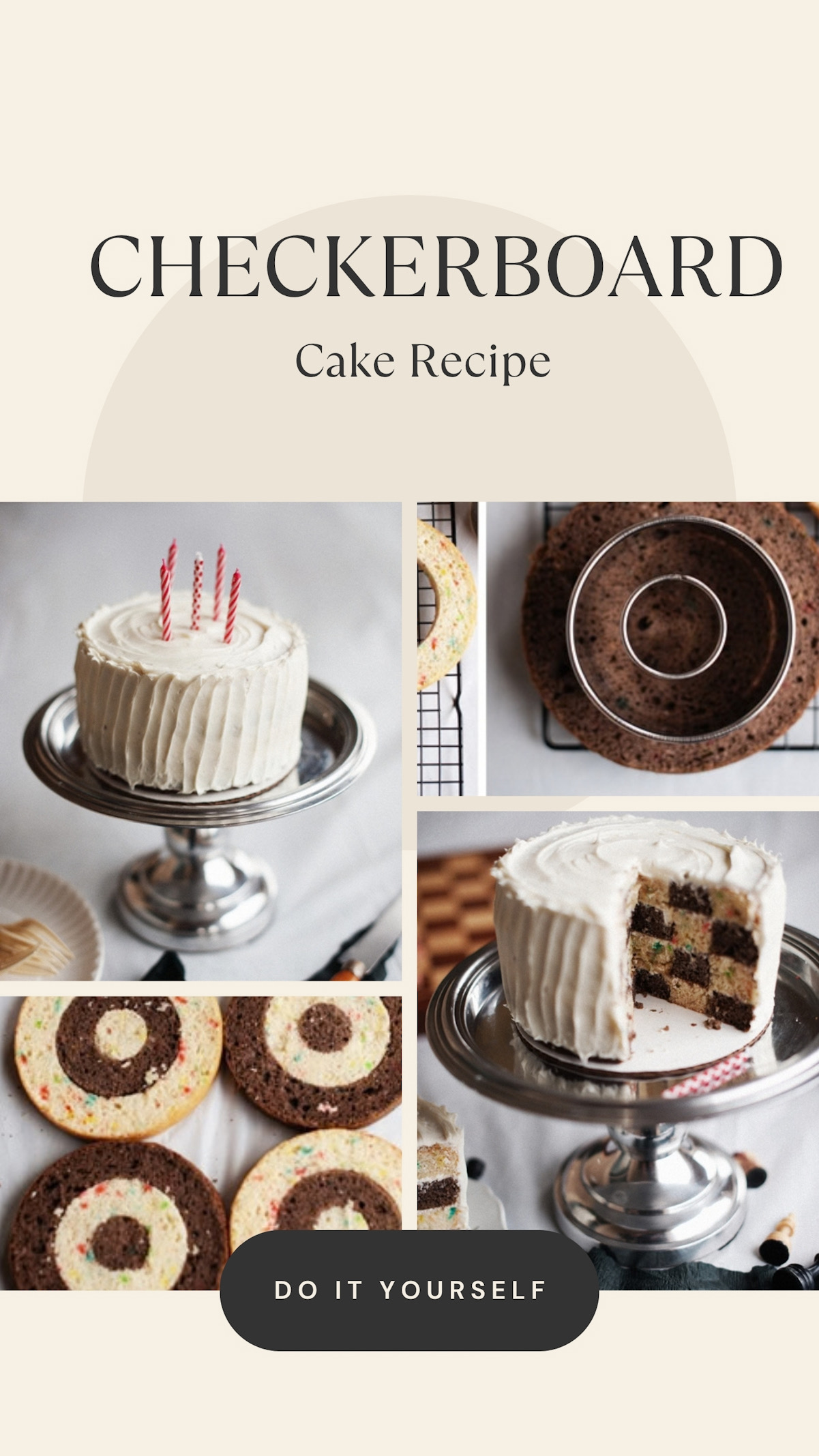Checker Cake Recipe