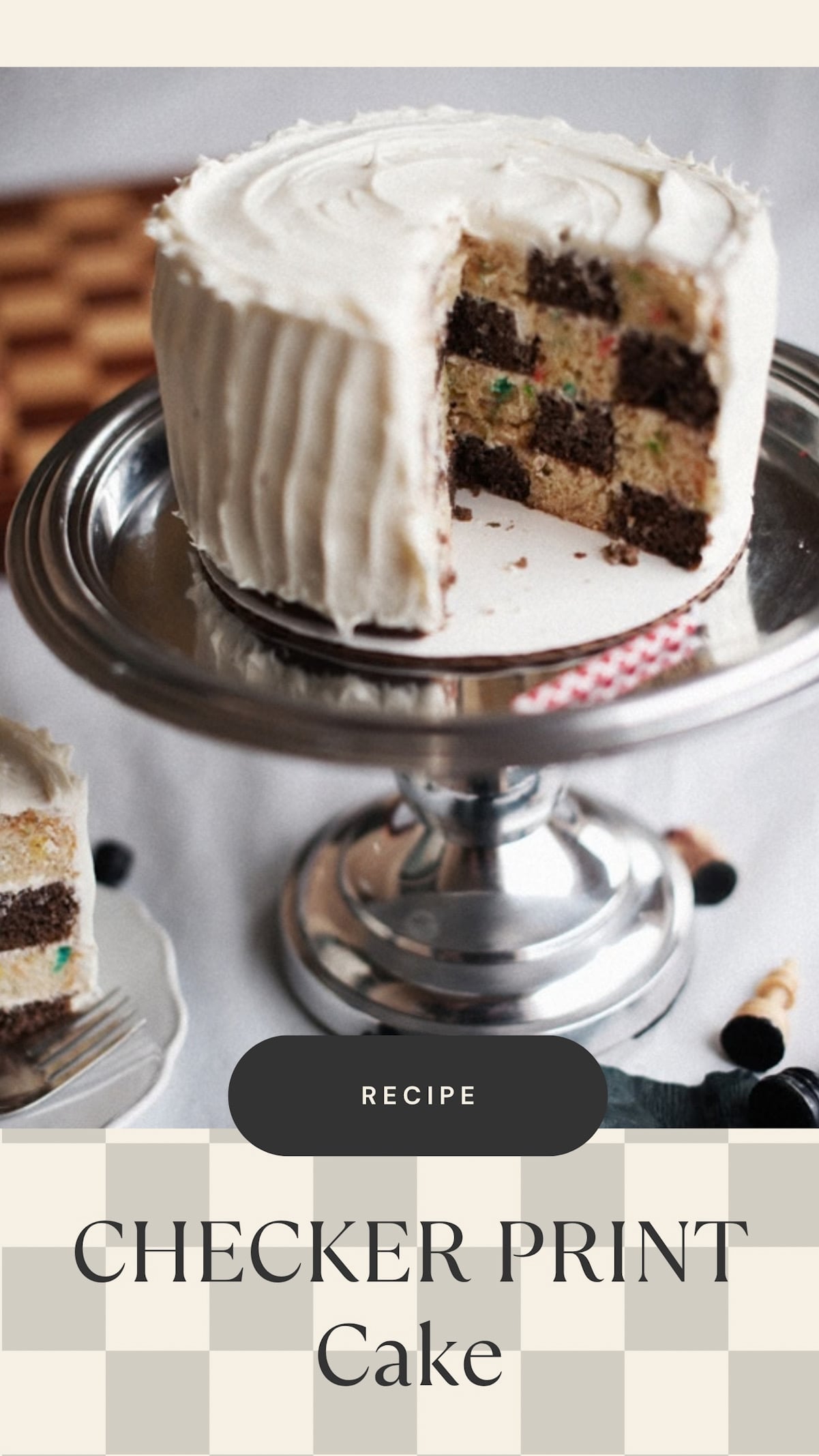 Checkerboard Cake