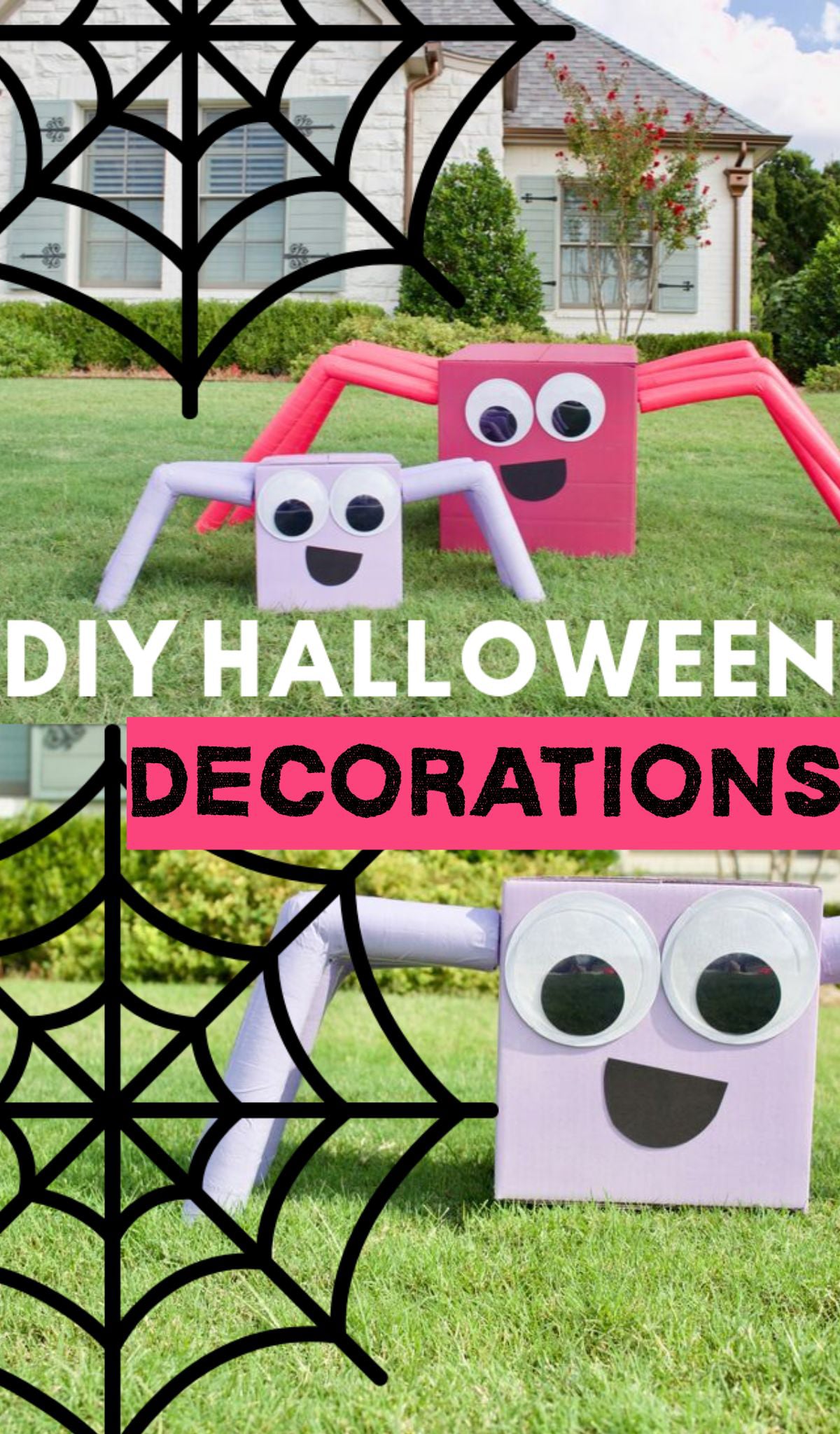 DIY Yard Spiders