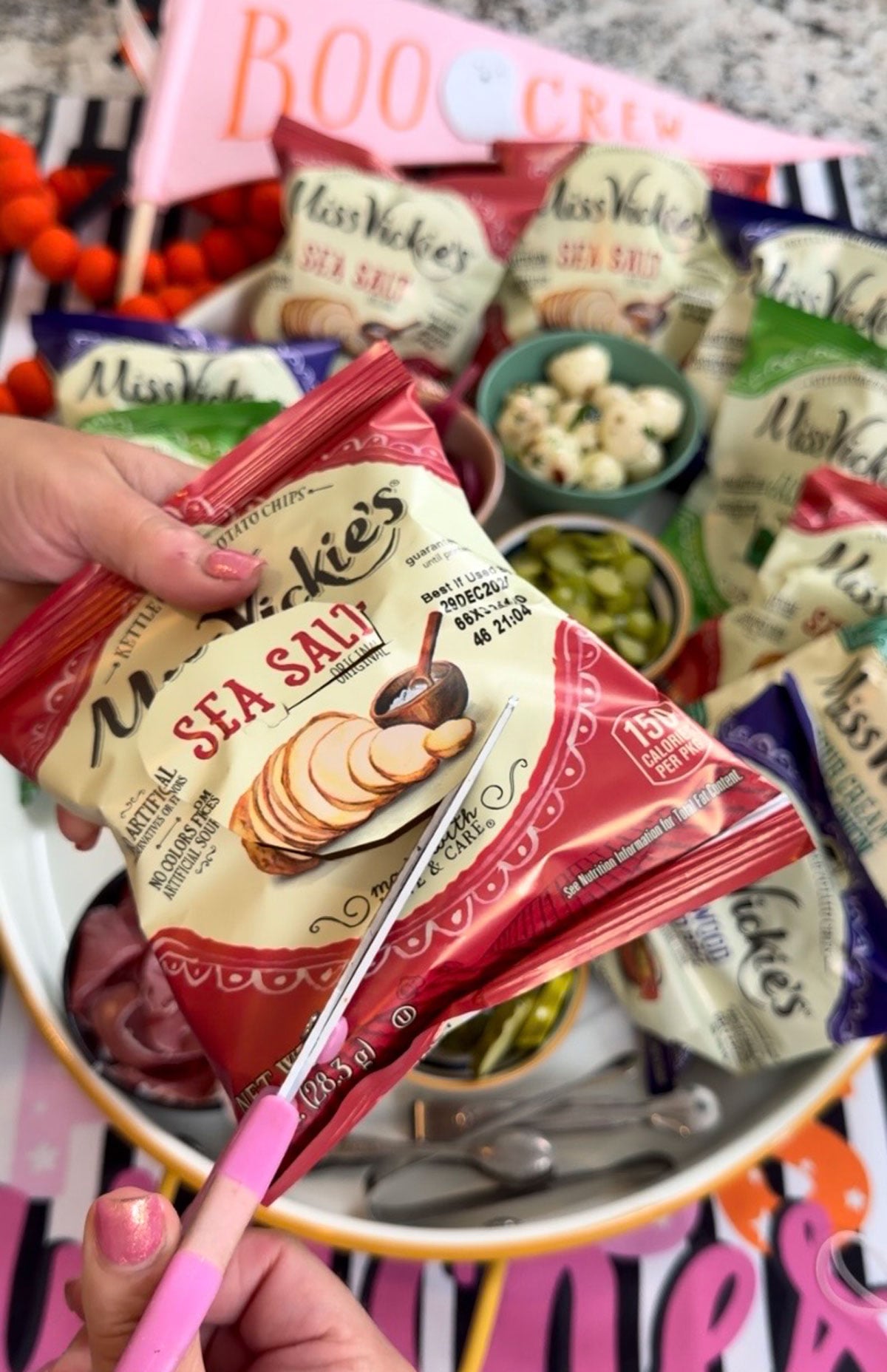 easy halloween walking appetizers for trick or treating 